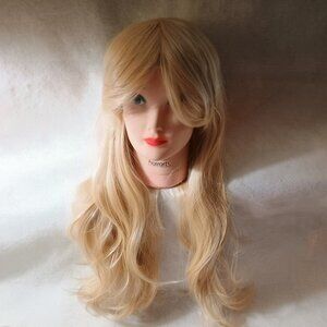 NWOT: New Long Curly Wig 70CM Light Blonde Color